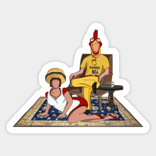 cluckin bell Sticker